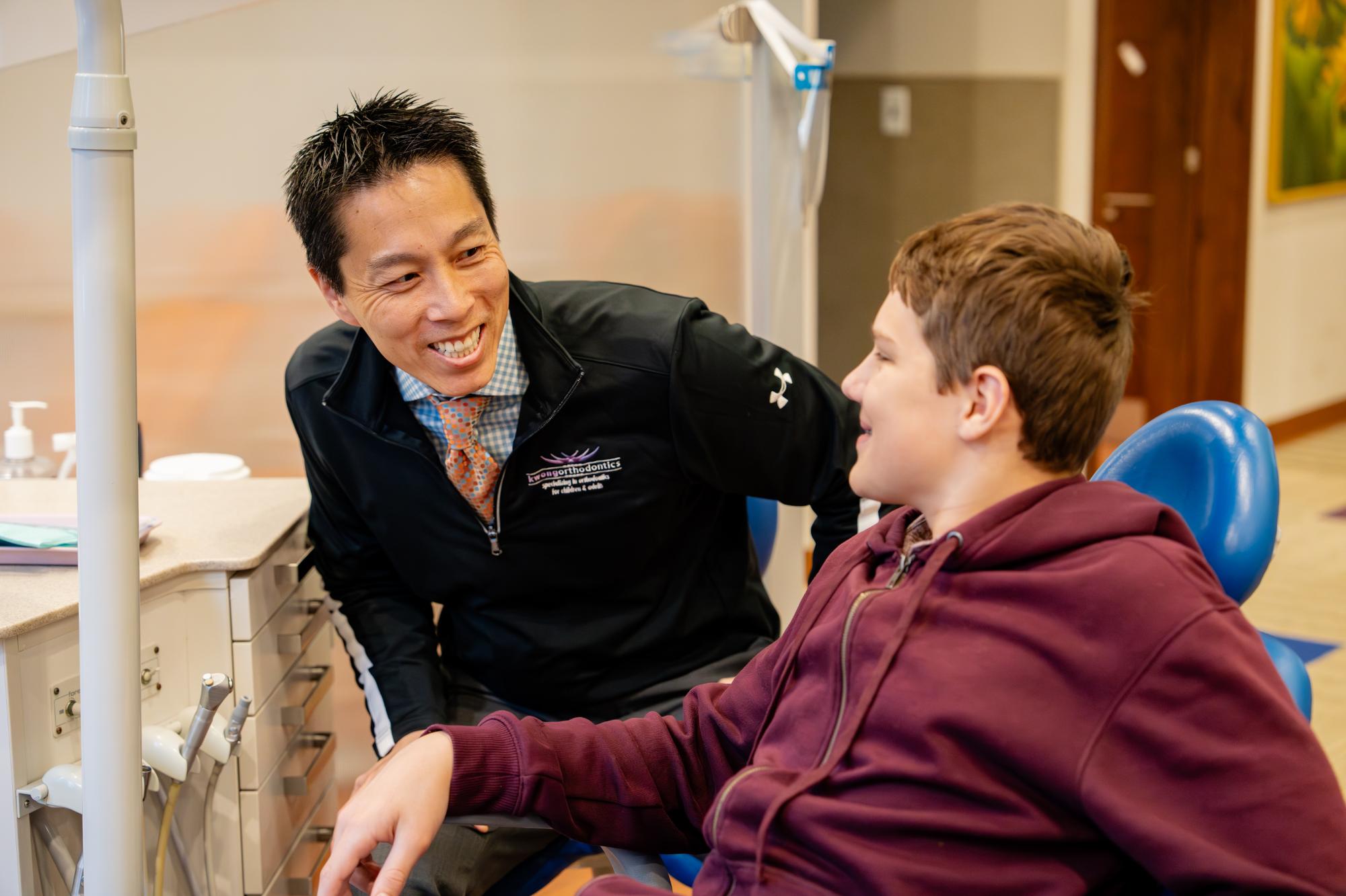 Kwong Orthodontics teen patient